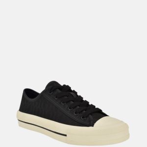 Carey Canvas Low-Top Sneakers - Black