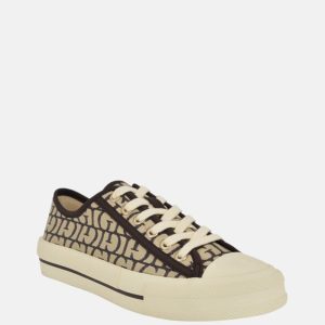 Carey Canvas Low-Top Sneakers - Brown