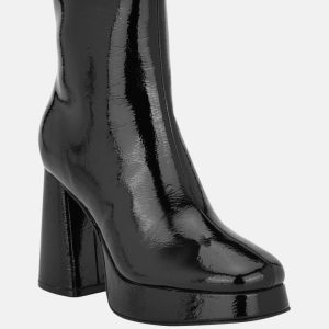 Danca Platform Booties - Black