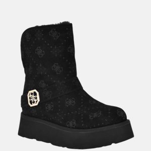 Dolsay Faux-Fur Lined Winter Boots - Black