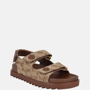 Fadey Signature Sandals - Brown