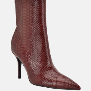 Gomora Stiletto Booties - Red