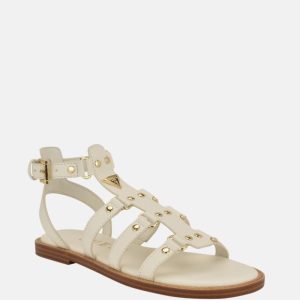 Graydee Studded Gladiator Sandals - Off-white