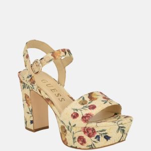 Haldemiy Floral Platform Sandals - MultipleColors