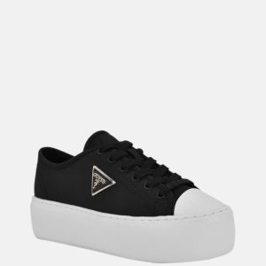 Joezi Low-Top Flatform Sneakers - Black