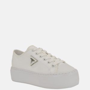 Joezi Low-Top Flatform Sneakers - White