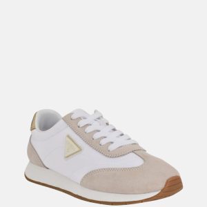 Joggin Suede Jogger Sneakers - White