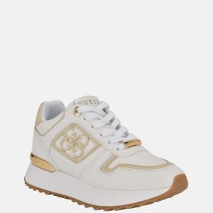 Koyaa Quattro G Sneakers - White/Gold