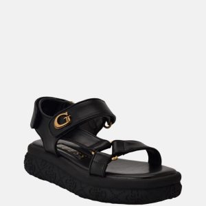 Lanara Strappy Sandals - Black