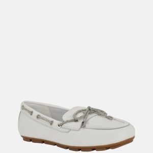 Lavonta Boat Shoes - White