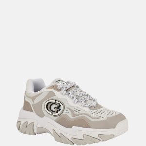 Nennzo Lace-Up Chunky Sneakers - White