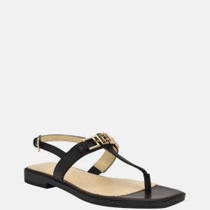 Reality T-Strap Sandals - Black