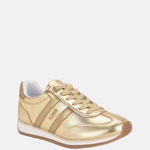Saphia Metallic Jogger Sneakers - Gold