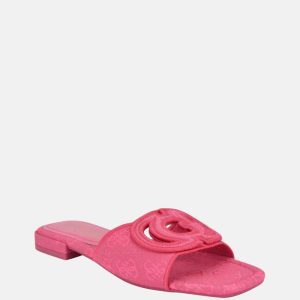 Tarishae Signature Jacquard Sandals - Pink