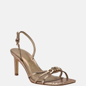 Twilla Strappy Sandal Heels - Gold