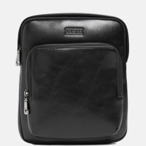 Boston Flat Crossbody - Black