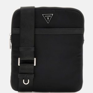 Milano Flat Crossbody - Black