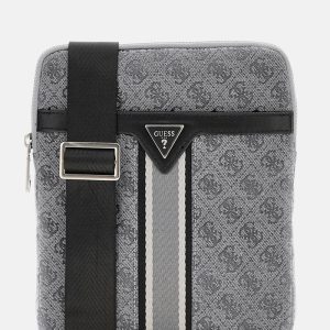 Milano Flat Crossbody - Black
