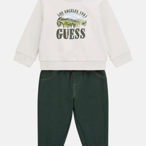 Eco Logo Sweatshirt and Joggers Set (0-24M) - Beige