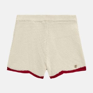 Knit Crochet Shorts (7-16) - Off-white