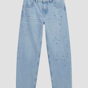 Comfort Denim Straight Jeans (8-16) - Blue