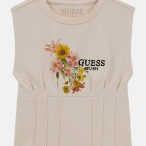 Corset Graphic Tee (7-16) - Beige