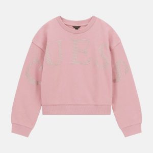 Rhinestone Active Top (7-16) - Pink