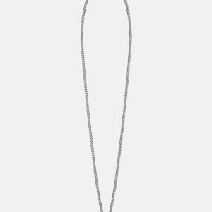 Silver-Tone Quattro G Coin Necklace - Silver