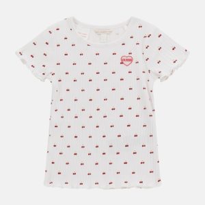 Eco Ribbed Tee (3M-7) - Red