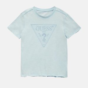 Eco Crewneck Graphic Tee (7-16) - Blue