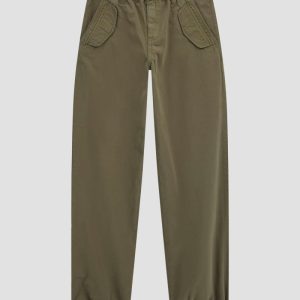 Twill Parachute Pants (7-16) - Green