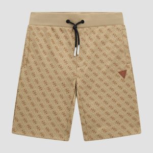 Eco Mini Me Signature Active Shorts (8-16) - Brown