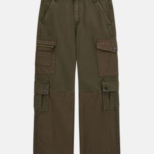 Rigid Gabardine Cargo Pants (7-16) - Green