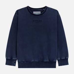 Oversized Denim Pullover (7-16) - Blue