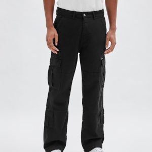 GUESS Originals Cargo Pants - Black