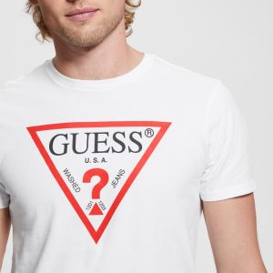 Eco Triangle Classic Tee - White