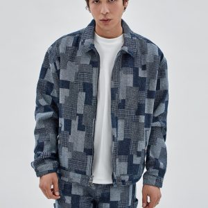 GUESS Originals Denim Patch Shacket - Blue