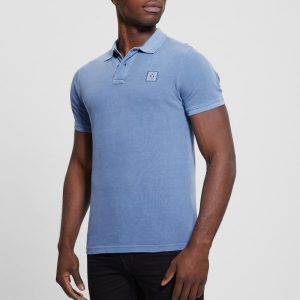 Eco Pique Polo - Blue