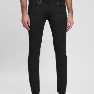 Miami Coated Skinny Jeans - Black