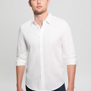 Luxe Stretch Shirt - White