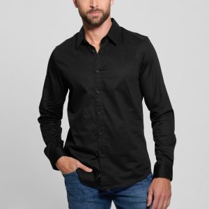Luxe Stretch Shirt - Black