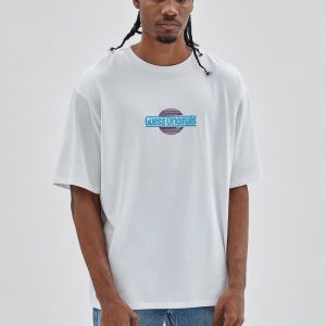 GUESS Originals Eco Sunset Logo Tee - White