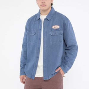 GUESS Originals Patch Work Shirt - Blue