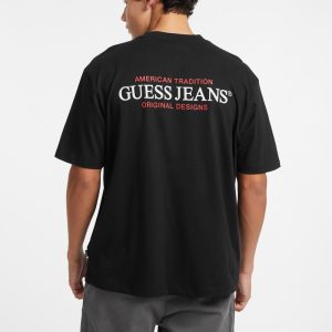 Oversized American Tradition Tee - Black