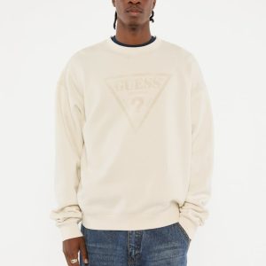 GUESS Originals Triangle Crewneck Sweatshirt - White