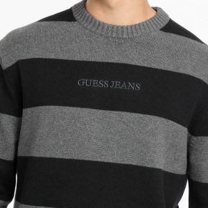Striped Embroidered Logo Sweater - MultipleColors