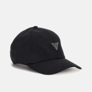 Nylon Logo Hat - Black