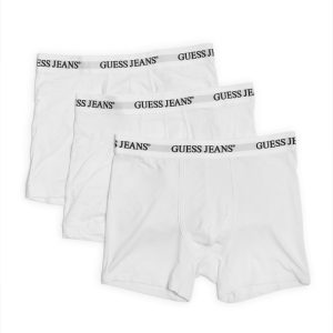 Eco GUESS Jeans 3-Pack Boxer Briefs - White