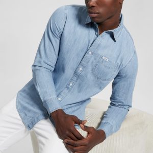 Ronnie Chambray Shirt - Blue
