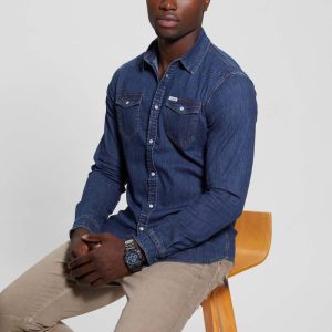 Truckee Denim Shirt - Blue